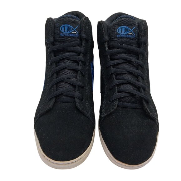 Lakai Howard Hi WWCD Shoes Mens Size 13 Black Suede Skate What Would Carroll Do - Picture 2 of 13